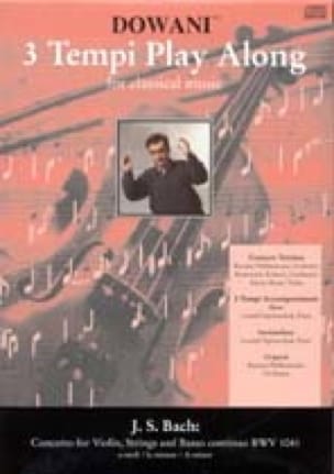 Concerto Violon BWV 1041 En la Min. BACH Partition