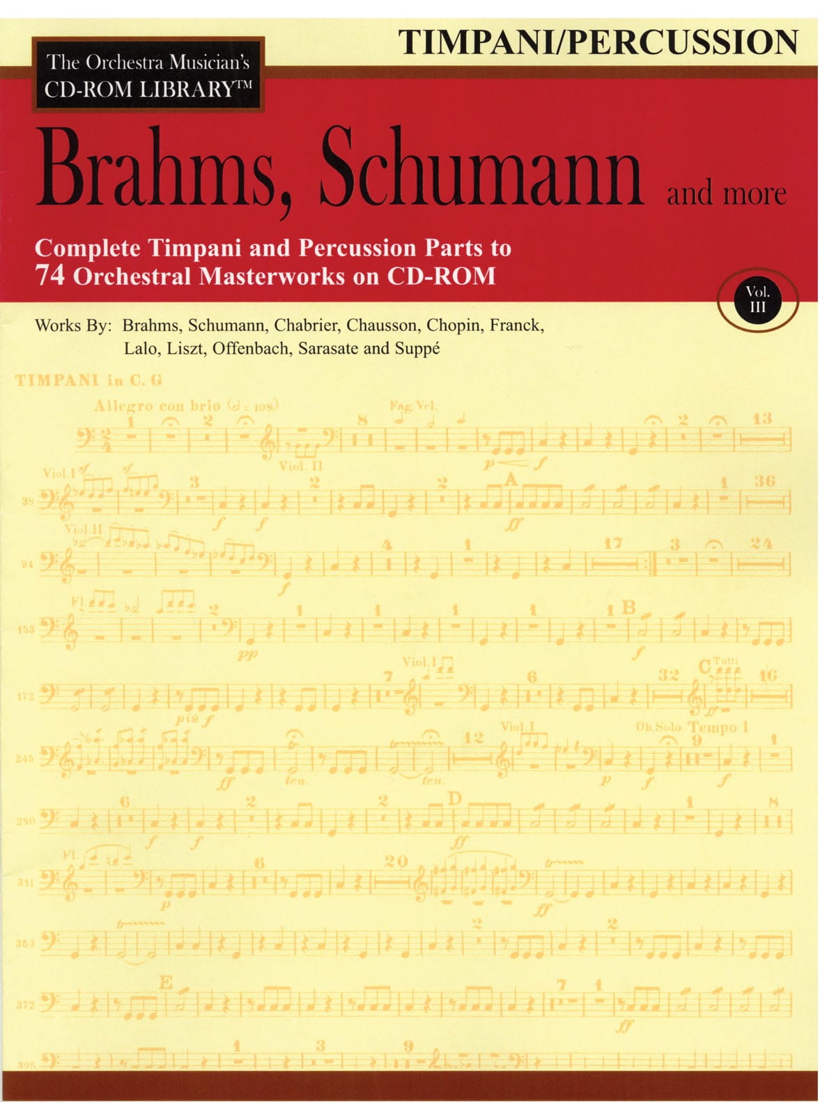 Complete timpani and percussion parts - Volume 3