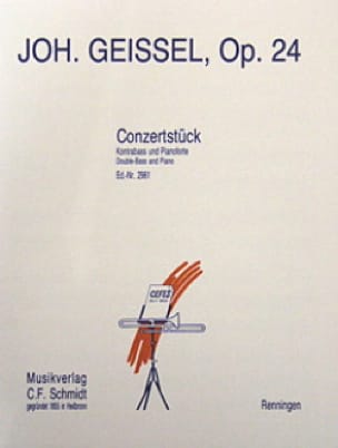 Konzertstück op. 24 Johann Geissel Partition Contrebasse
