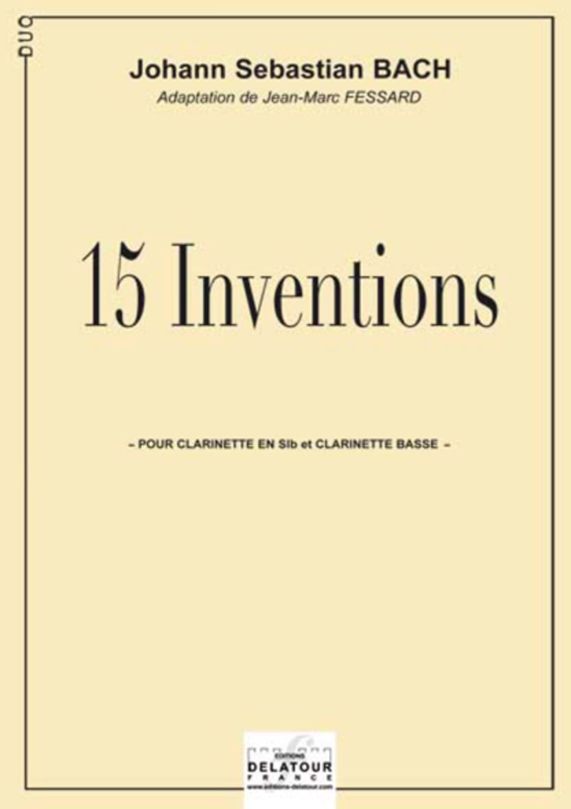 15 Inventions - BACH - Partition - Clarinette