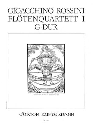 Flötenquartett Nr. 1 G-Dur - Stimmen ROSSINI Partition Quatuors