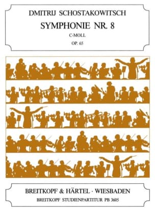 Symphonie N°8 C Moll Op.65 CHOSTAKOVITCH Partition Petit format