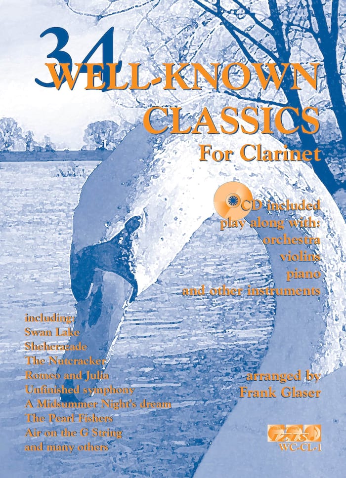 34 Well-Known Classics Partition Clarinette