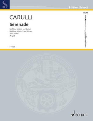Serenade - Flöte Violine Gitarre Ferdinando Carulli Partition Duos