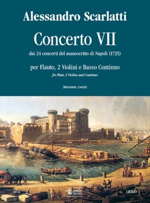 Concerto 7 - Flauto 2 violoni e bc - Alessandro Scarlatti - Partition