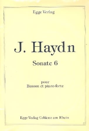 Sonate n° 6 - Basson et piano-forte HAYDN Partition Basson