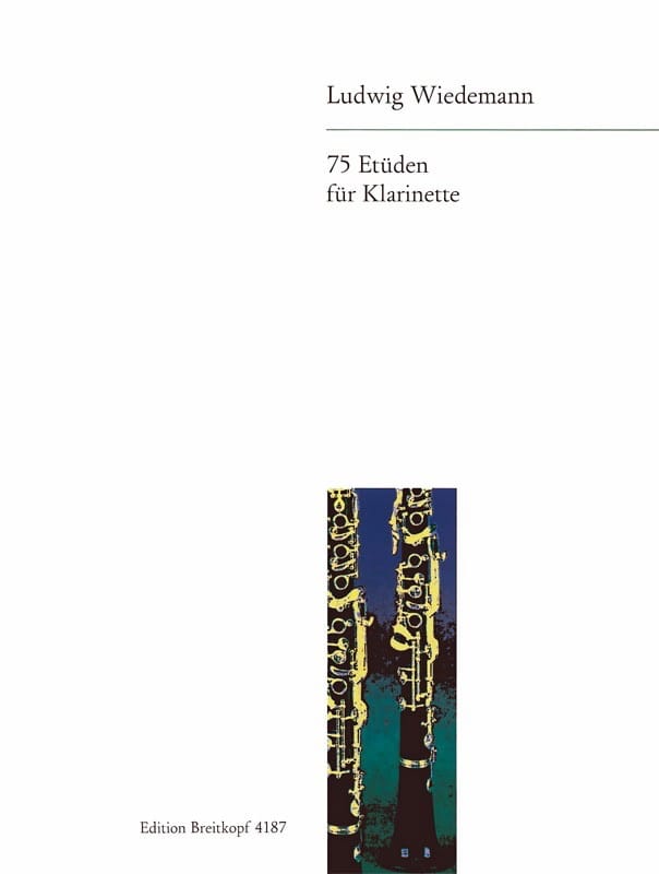 75 Etüden - Klarinette Ludwig Wiedemann Partition Clarinette