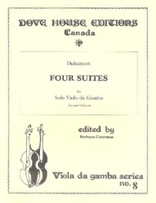 4 Suites - Viole de gambe DuBuisson Partition Viole de gambe