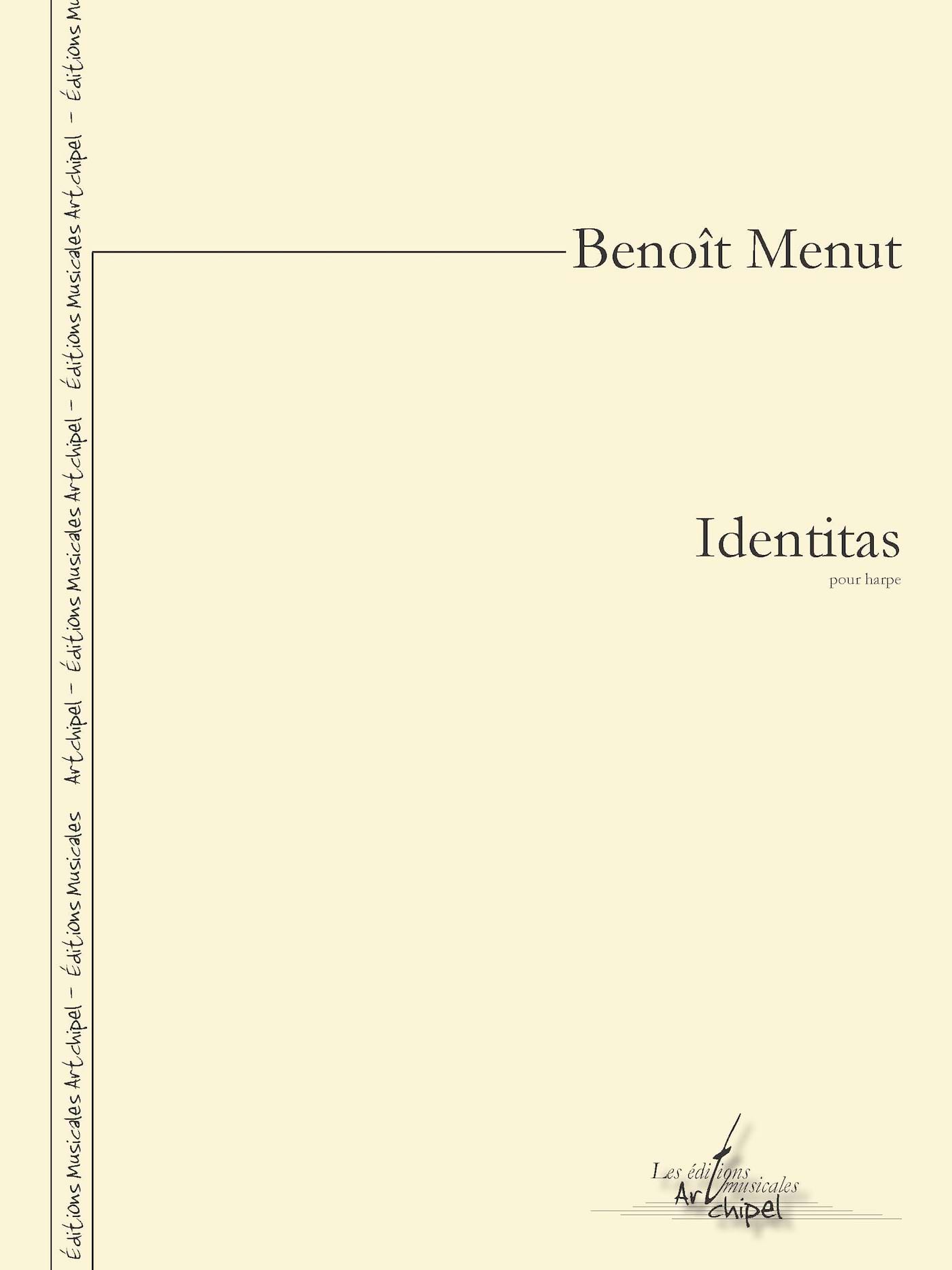 Identitas Benoit Menut Partition Harpe
