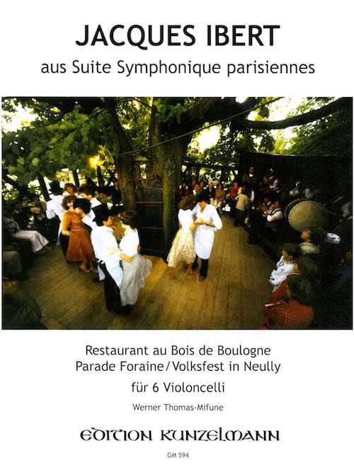 Suite symphonique parisiennes extr. - 6 Cellos - IBERT - Partition