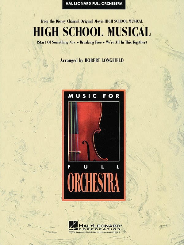 High School Musical Partition MATÉRIELS D'ORCHESTRE
