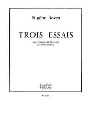 3 Essais Eugène Bozza Partition Trombone