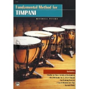 Fundamental Method For Timpani Mitchell Peters Partition Timbales