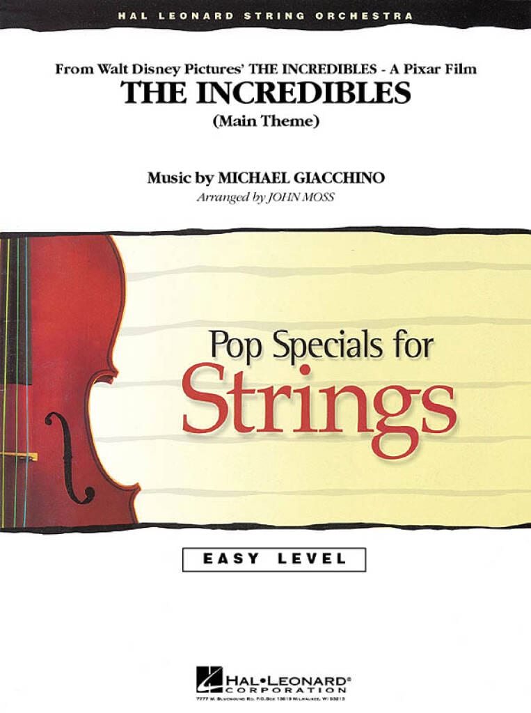The Incredibles Giacchino Michael Partition