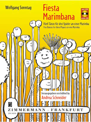 Fiesta Marimbana Wolfgang Sonntag Partition Ensemble de percussions