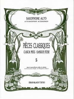Pièces Classiques Volume 5 Partition Saxophone