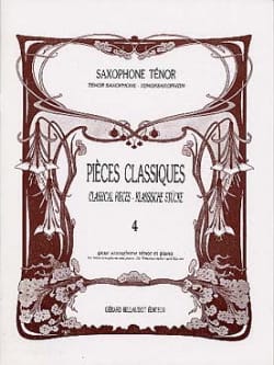 Pièces Classiques Volume 4 Partition Saxophone