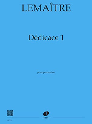 Dédicace 1 Dominique Lemaître Partition