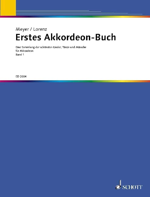 Erstes Akkordeon-Buch - Band 1 Partition Accordéon