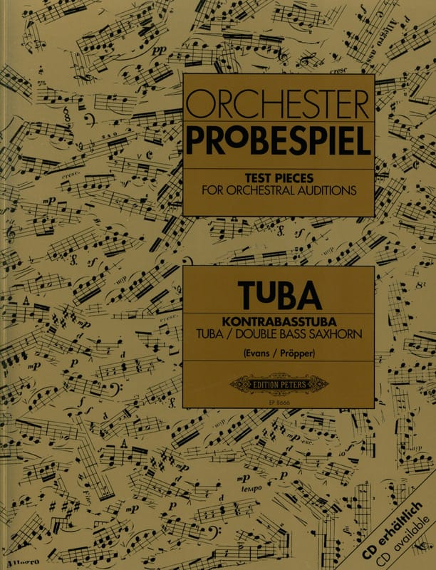 Orchester Probespiel Partition Tuba