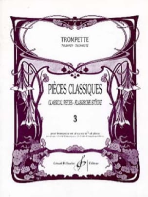 Pièces Classiques Volume 3 Partition Trompette