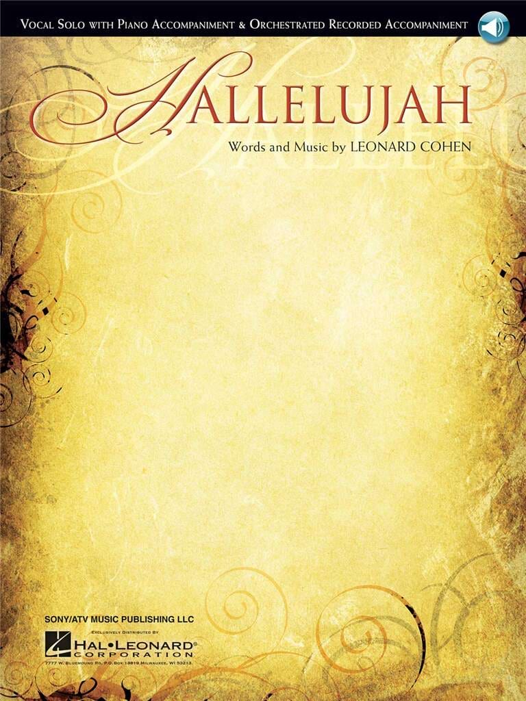 Hallelujah - Vocal Solo/Piano Accompaniment - Cohen Leonard