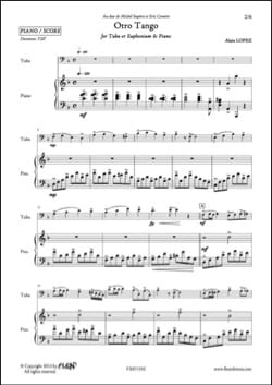 Otro Tango Alain Lopez Partition Tuba