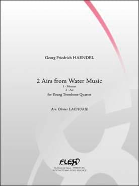 2 Airs de Water Music HAENDEL Partition