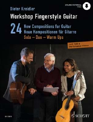Workshop Fingerstyle Guitar Dieter Kreidler Partition Guitare
