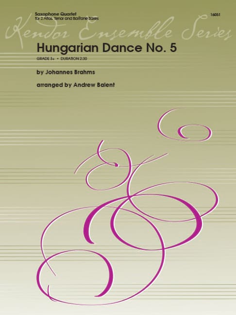 Hungarian Dance No. 5 BRAHMS Partition