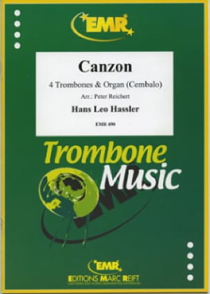Canzon Hans Leo Hassler Partition Trombone