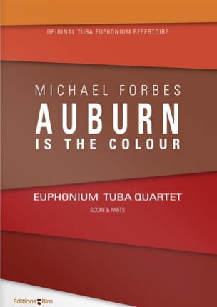 Auburn Is The Colour... Michael Forbes Partition Tuba