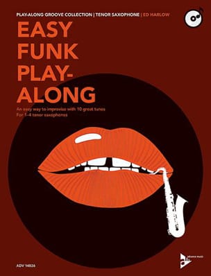 Easy Funk Play-Along Ed Harlow Partition Saxophone