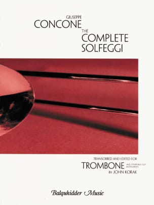 The Complet Solfeggi Trombone Giuseppe Concone Partition Trombone