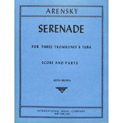 Serenade Anton Arensky Partition Ensemble de cuivres