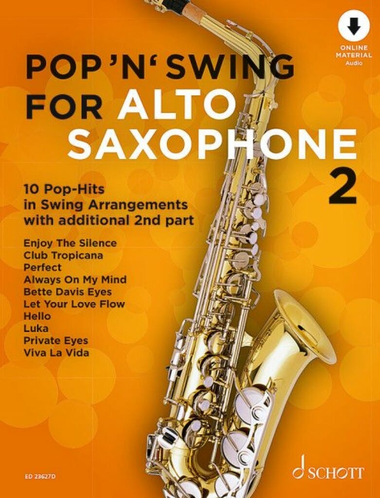 Pop 'N' Swing - Saxophone Alto - Volume 2 Partition Saxophone