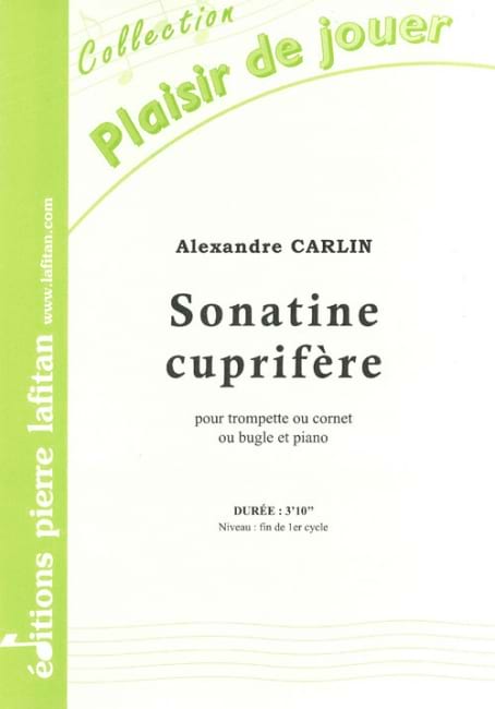 Sonatine Cuprifère Alexandre Carlin Partition