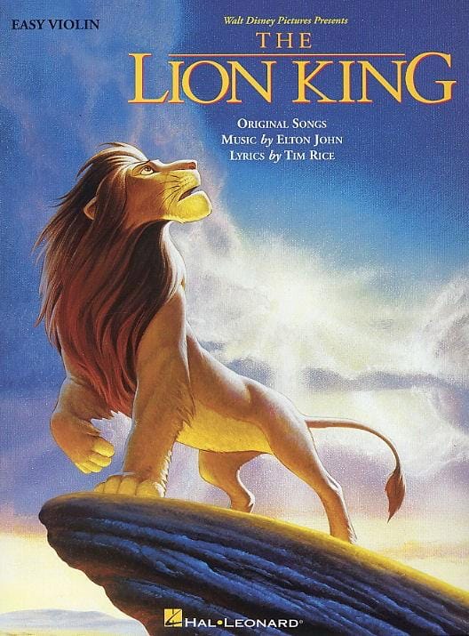 Le Roi Lion Elton John Partition Violon