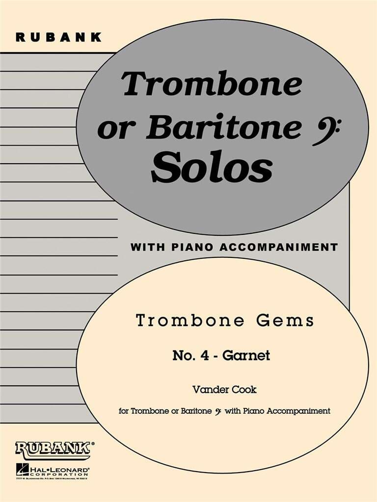 Garnet (Trombone Gems No. 4) VanderCook H.A. Partition
