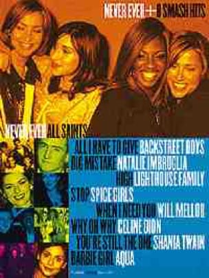 Never Ever + 8 Smash Hits Partition Pop / Rock
