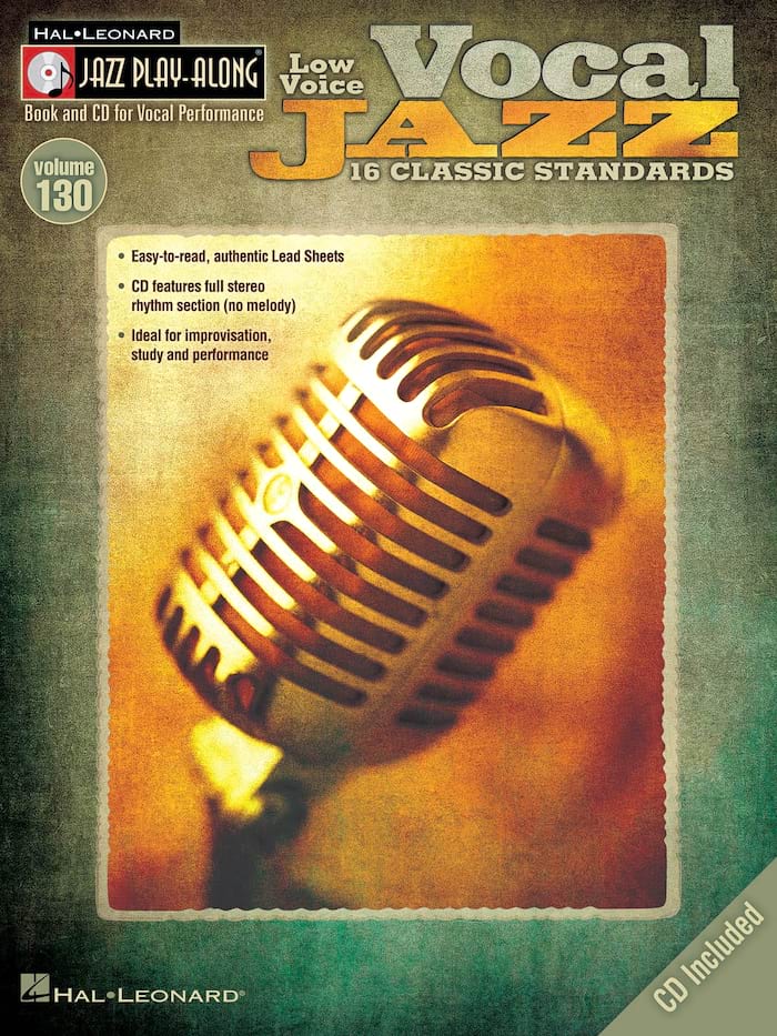 Jazz play-along volume 130 - Vocal Jazz - Low Voice Partition Jazz
