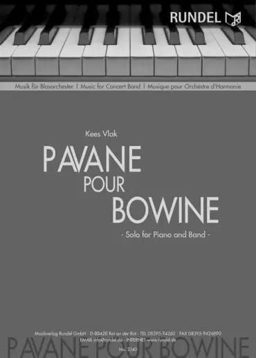 Pavane pour Bowine Kees Vlak Partition