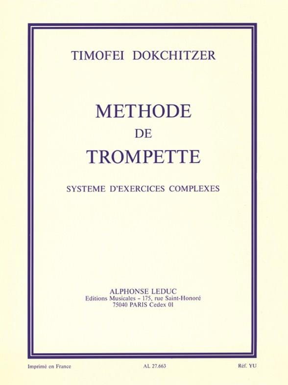 Méthode de Trompette Dokchitzer Partition Trompette
