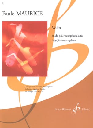 Volio Paule Maurice Partition Saxophone