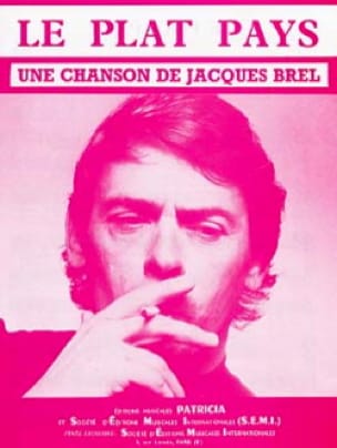 Le plat pays Jacques Brel Partition Chanson française