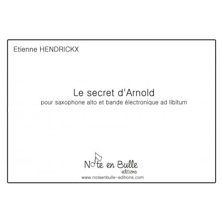 Le secret d'Arnold Etienne Hendrickx Partition