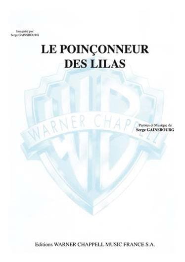 Le Poinçonneur Des Lilas Serge Gainsbourg Partition Chanson française