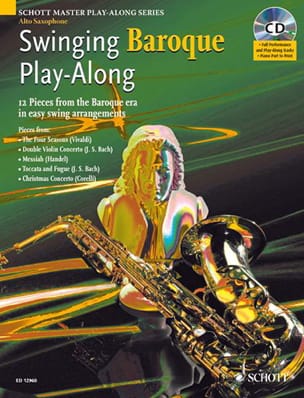 Swinging Baroque Play-Along Partition Saxophone