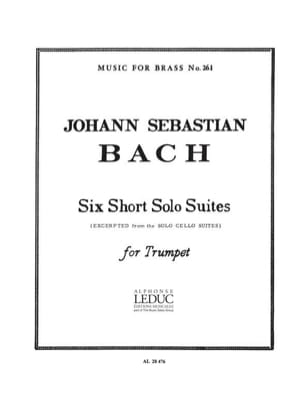 Six Short Solo Suites BACH Partition Trompette