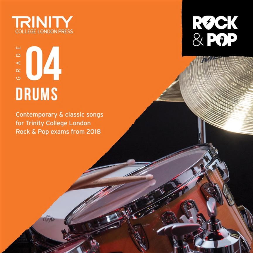 Trinity Rock and Pop 2018-20 Drums Grade 4 CD Partition